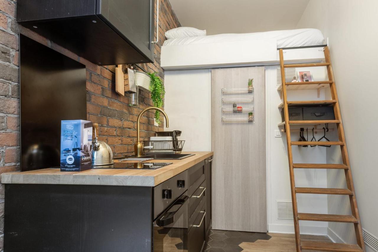 Charming Industrial-Style Studio Just Nearby Montmartre In Paris - Welkeysアパートメント エクステリア 写真